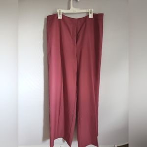 Metrostyle pink high waisted dress pants, size 16